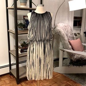 Black & White Cocktail Dress from Anthropologie